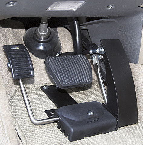 Extended car pedals outlet